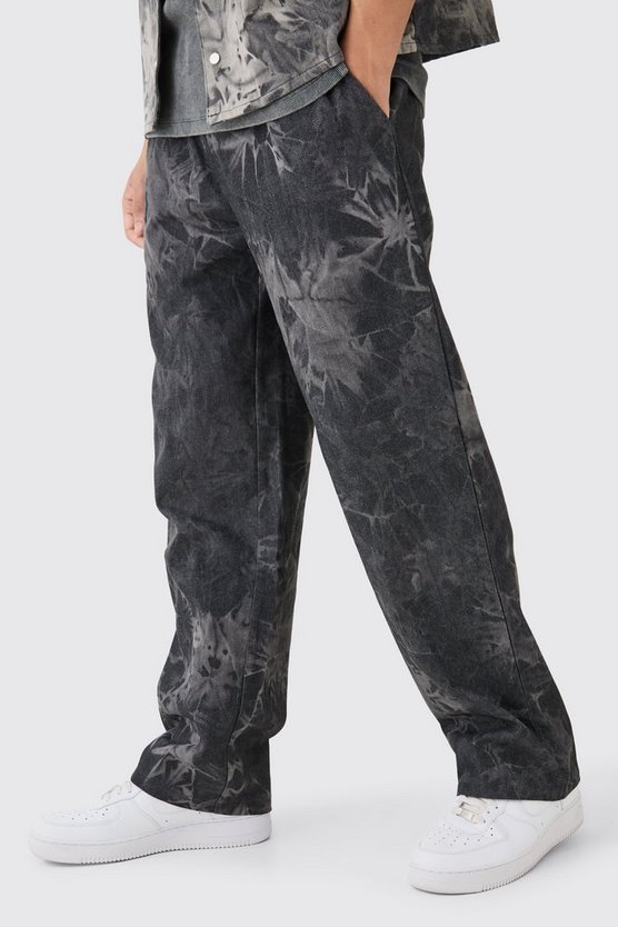 Lockere Jeans mit elastischem Bund
