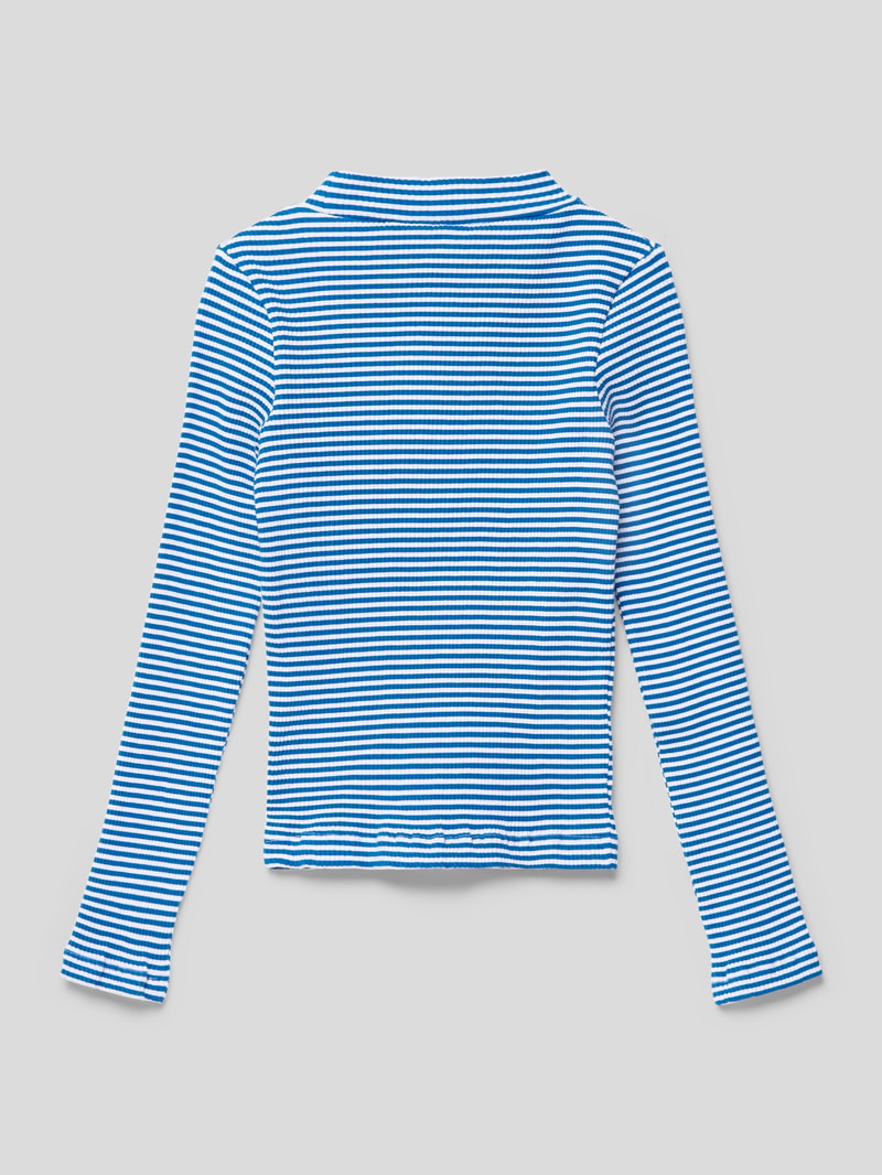 Longsleeve mit Streifenmuster Modell 'POLO' in royalblau