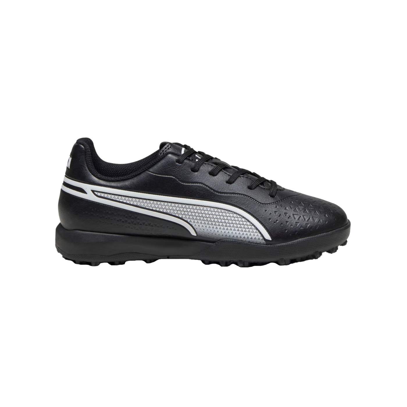 PUMA KING Match TT Jr Kids Schwarz Weiss F01