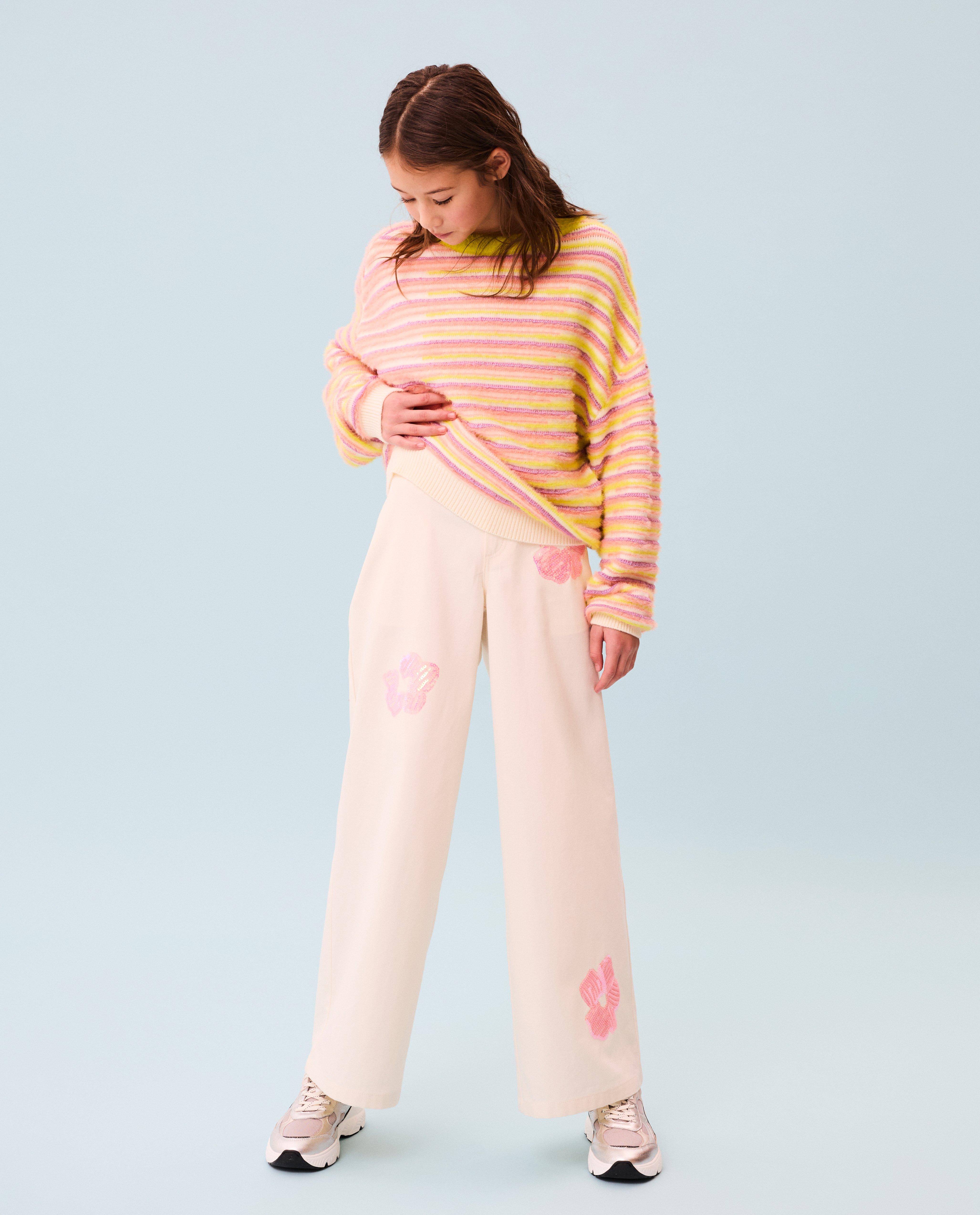 Pantaloni CKS cu paiete, Ocazii speciale albi