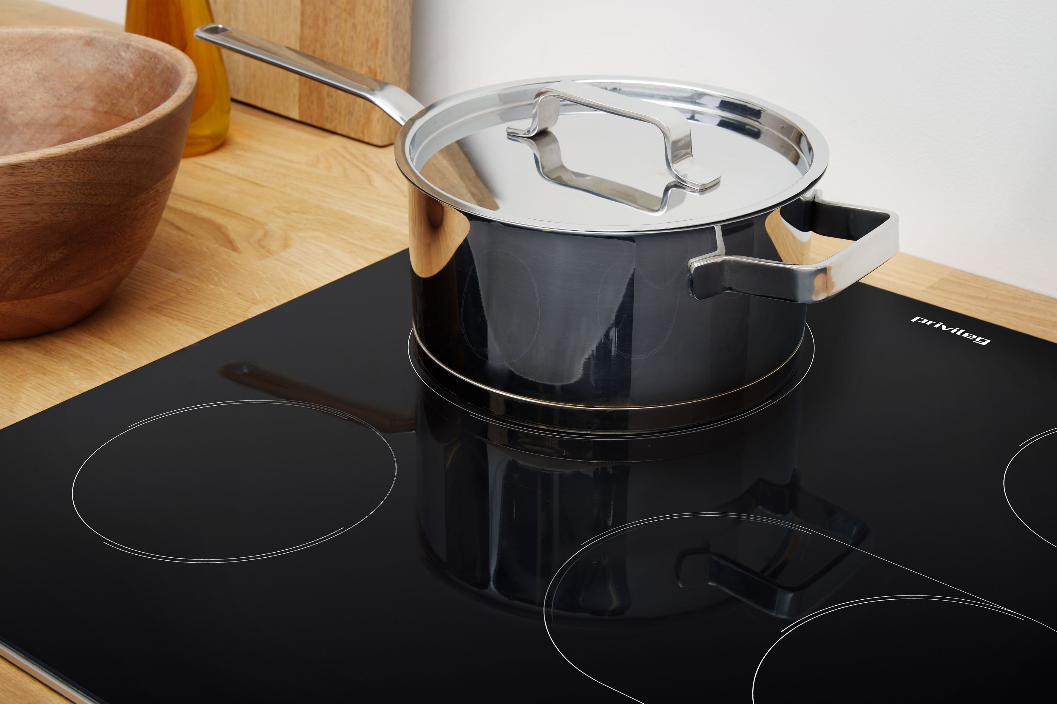 Privileg Backofen-Set BAKO Turn&Go Steam 500, mit Backauszug, Hydrolyse, Dampffunktion