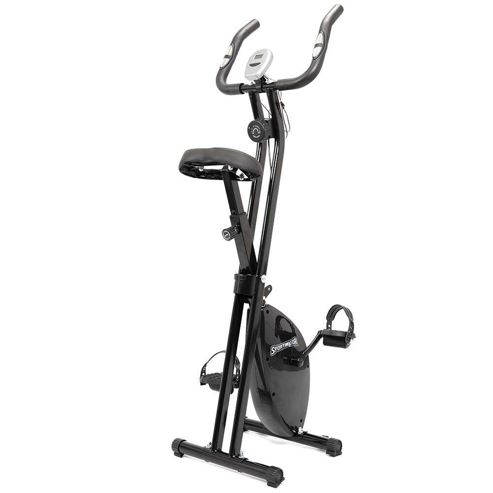 SPORTINATOR X-Bike faltbarer Heimtrainer schwarz