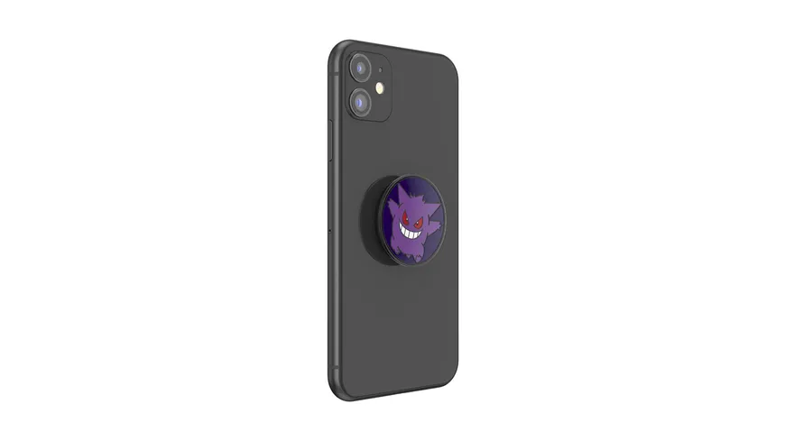 PopGrip - ausziehbarer Handy-Griff Handyhalter - Pokémon Enamel Glow in the Dark Gengar