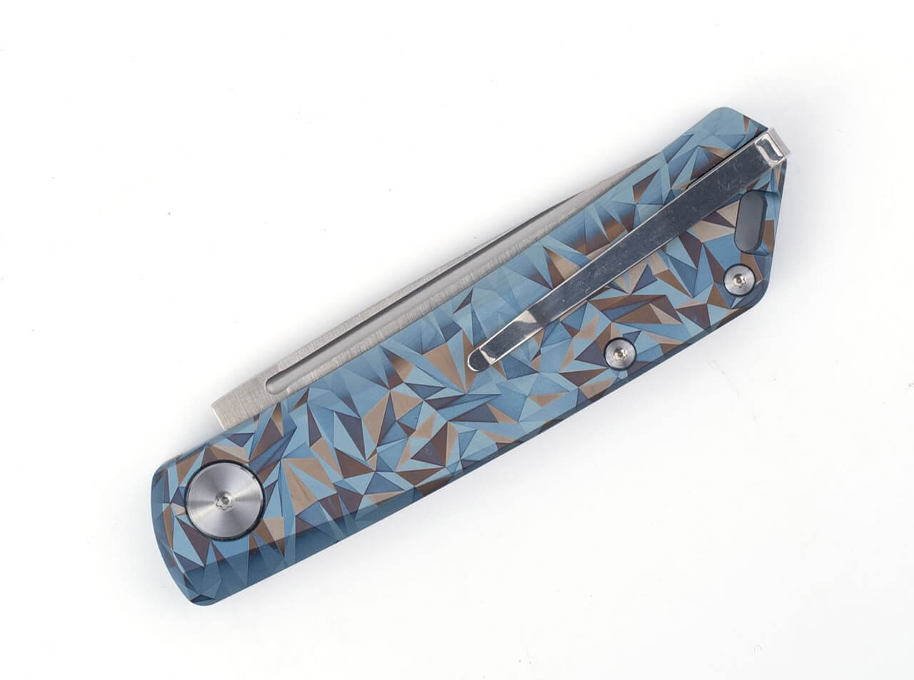 Luna Titanium Blue Geometry