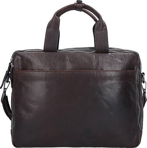 Strellson Coleman Aktentasche Leder 38 cm Laptopfach