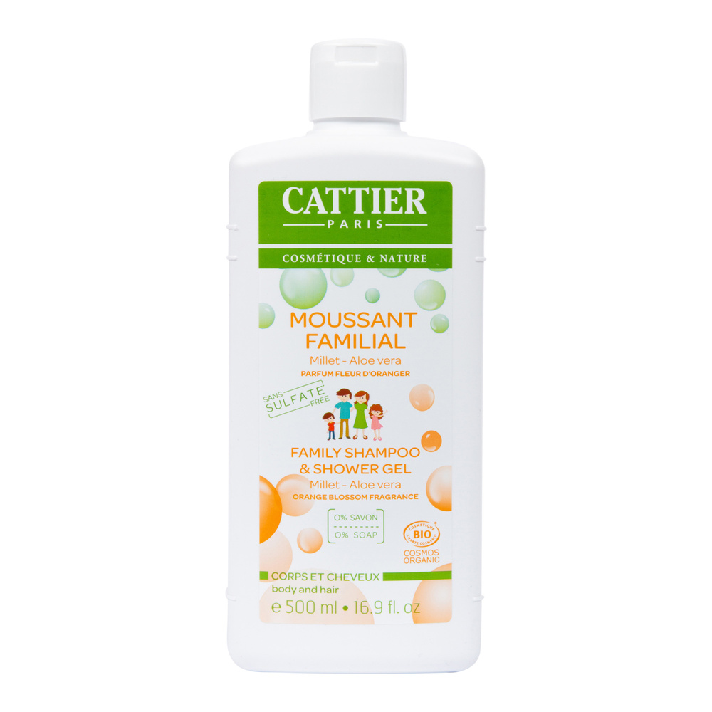 cattier Moussant Familial sans sulfates - 500ml Moussant