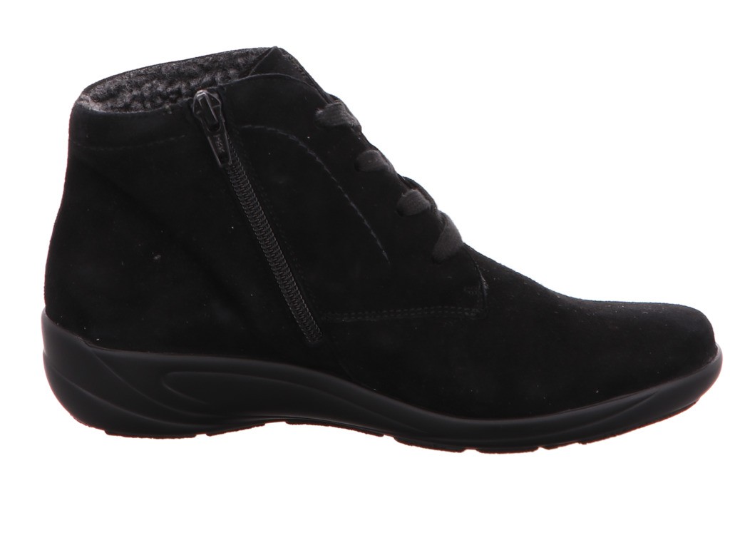 SEMLER Schnür-Stiefeletten schwarz B731