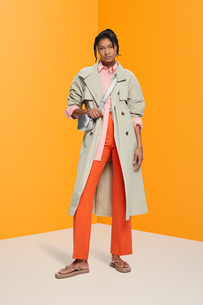 Ausgestellte Retro-Hose mit hohem Bund