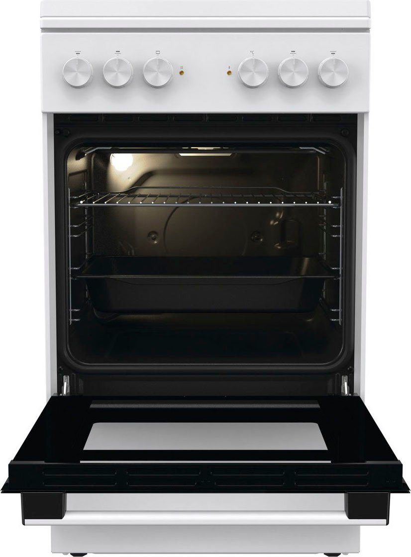 GORENJE Platten-Standherd GE 5A23WH, Aqua Clean, AirFry
