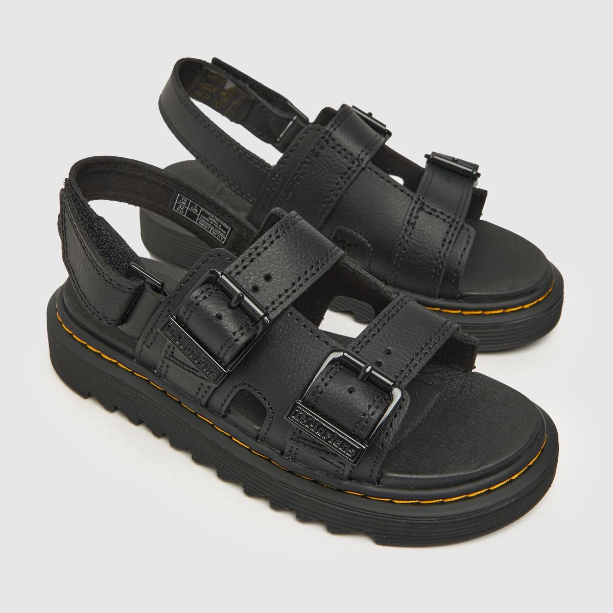 Dr. Martens fekete Varel Junior szandál