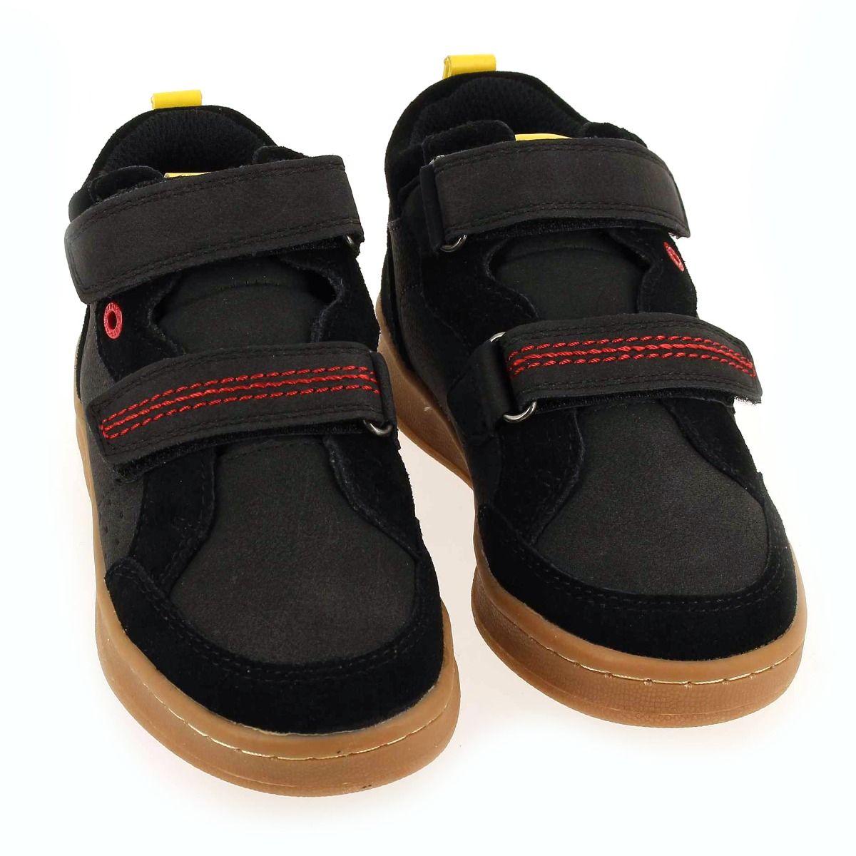 Kickers  BILBON VELC - Noir Rouge
