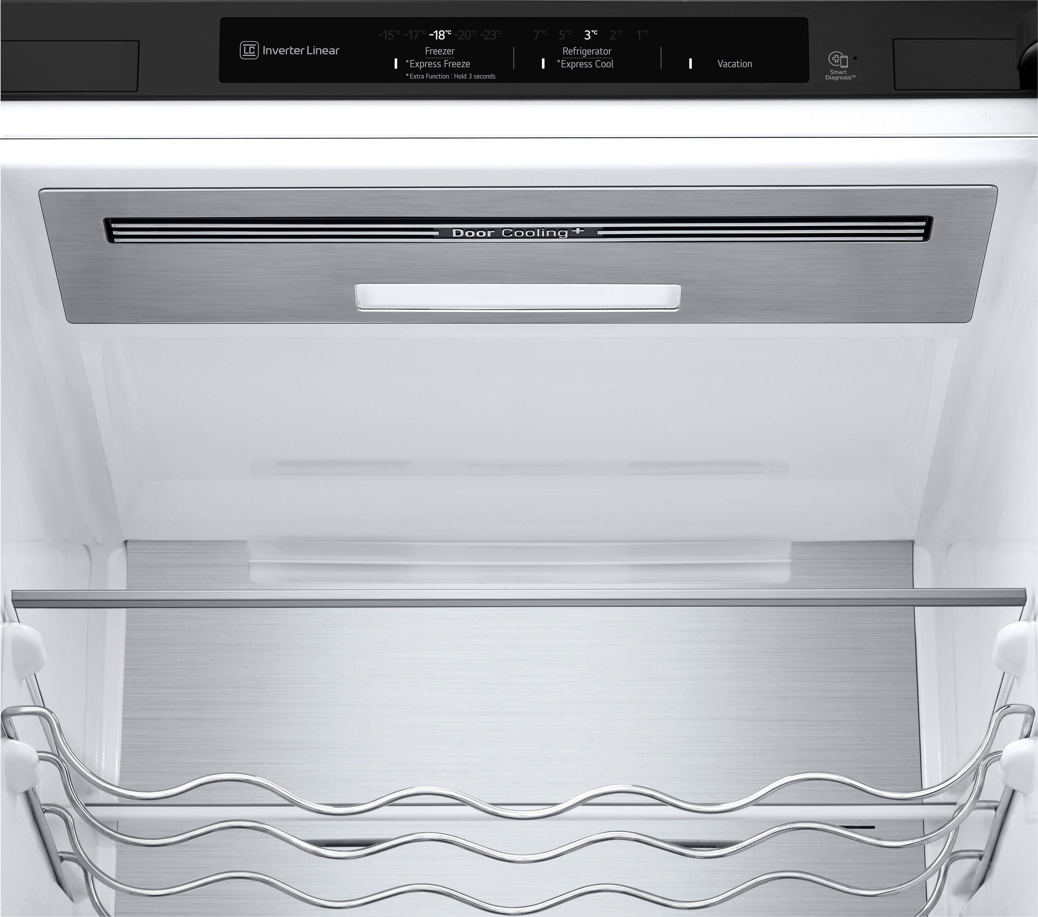 LG Kühl-/Gefrierkombination GBB92MCB1P, 203 cm hoch, 59,5 cm breit, nur 99kWh Jahresverbrauch