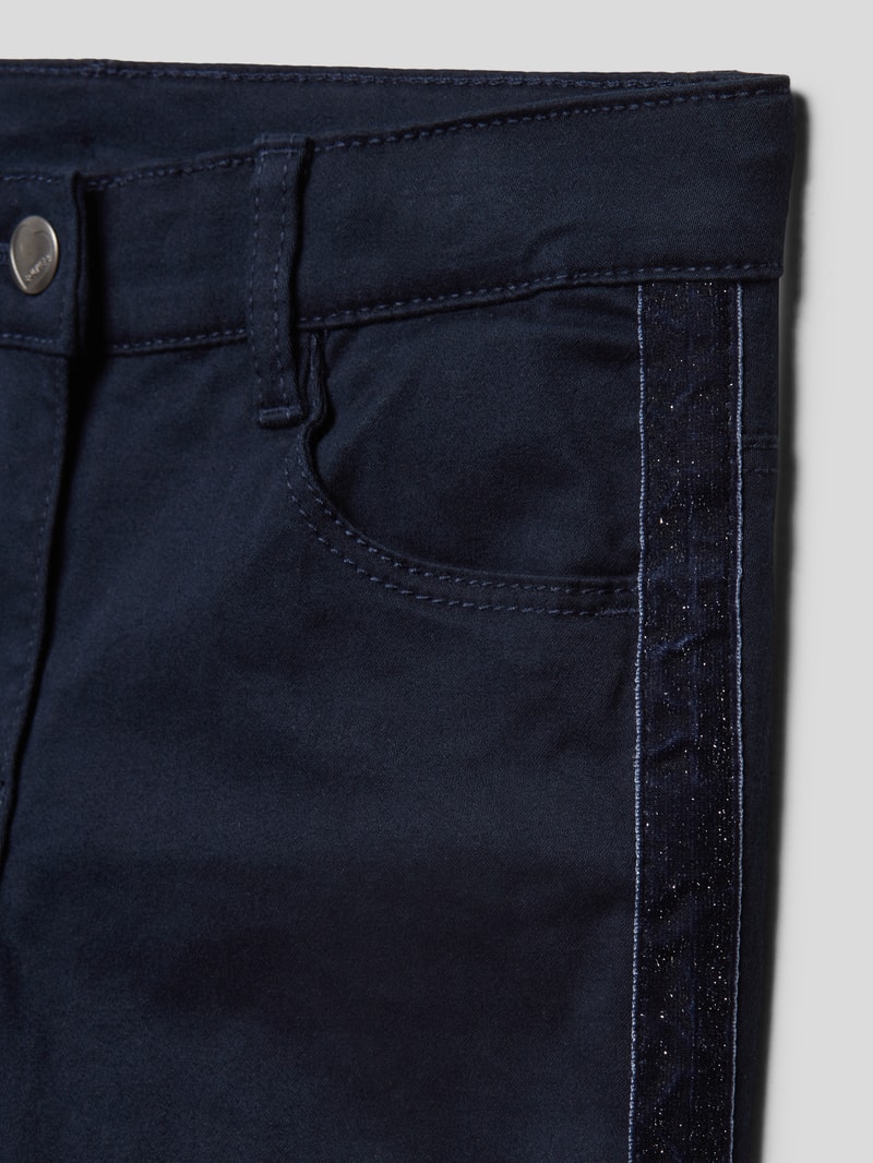 Hose mit Galonstreifen in blau
