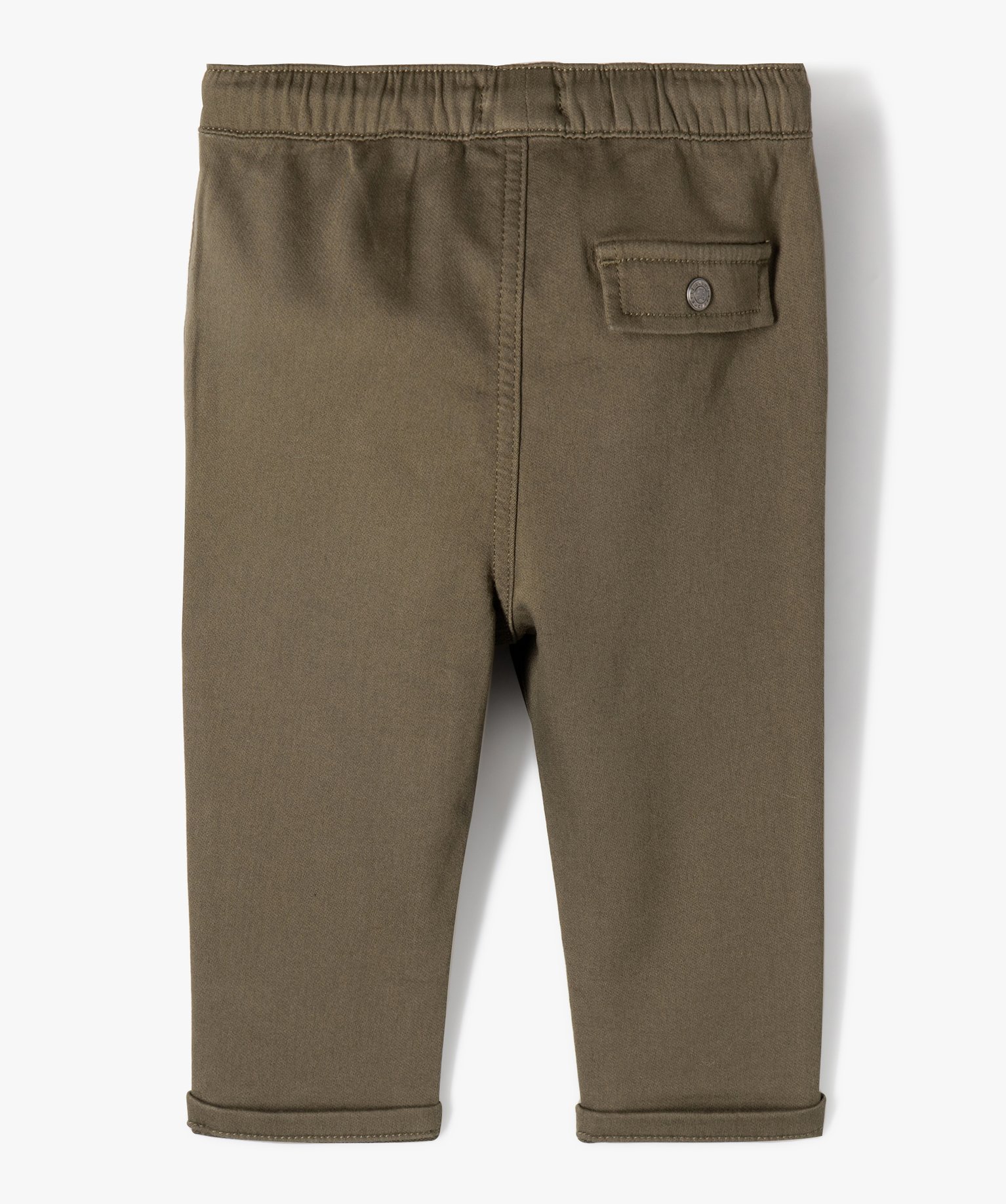 Pantalon bébé Garçon avec ceinture élastique - LuluCasta... kaki | GEMO