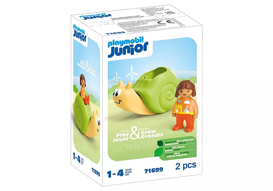 JUNIOR: Schaukelschnecke mit Rasselfunktion