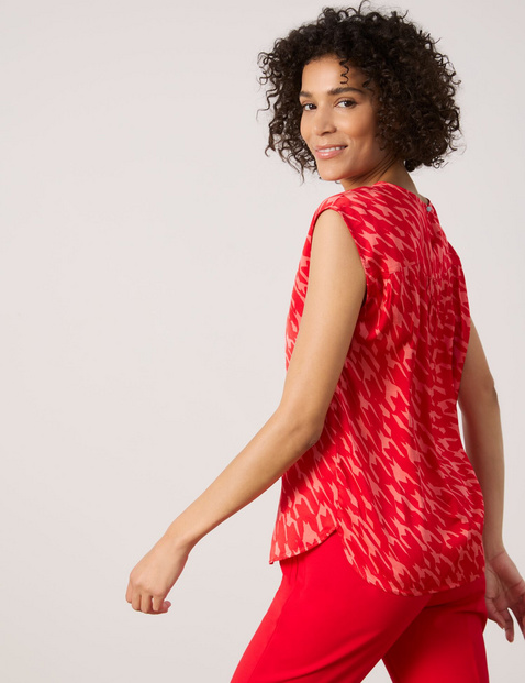 Nachhaltiges Blusenshirt mit Allover-Muster