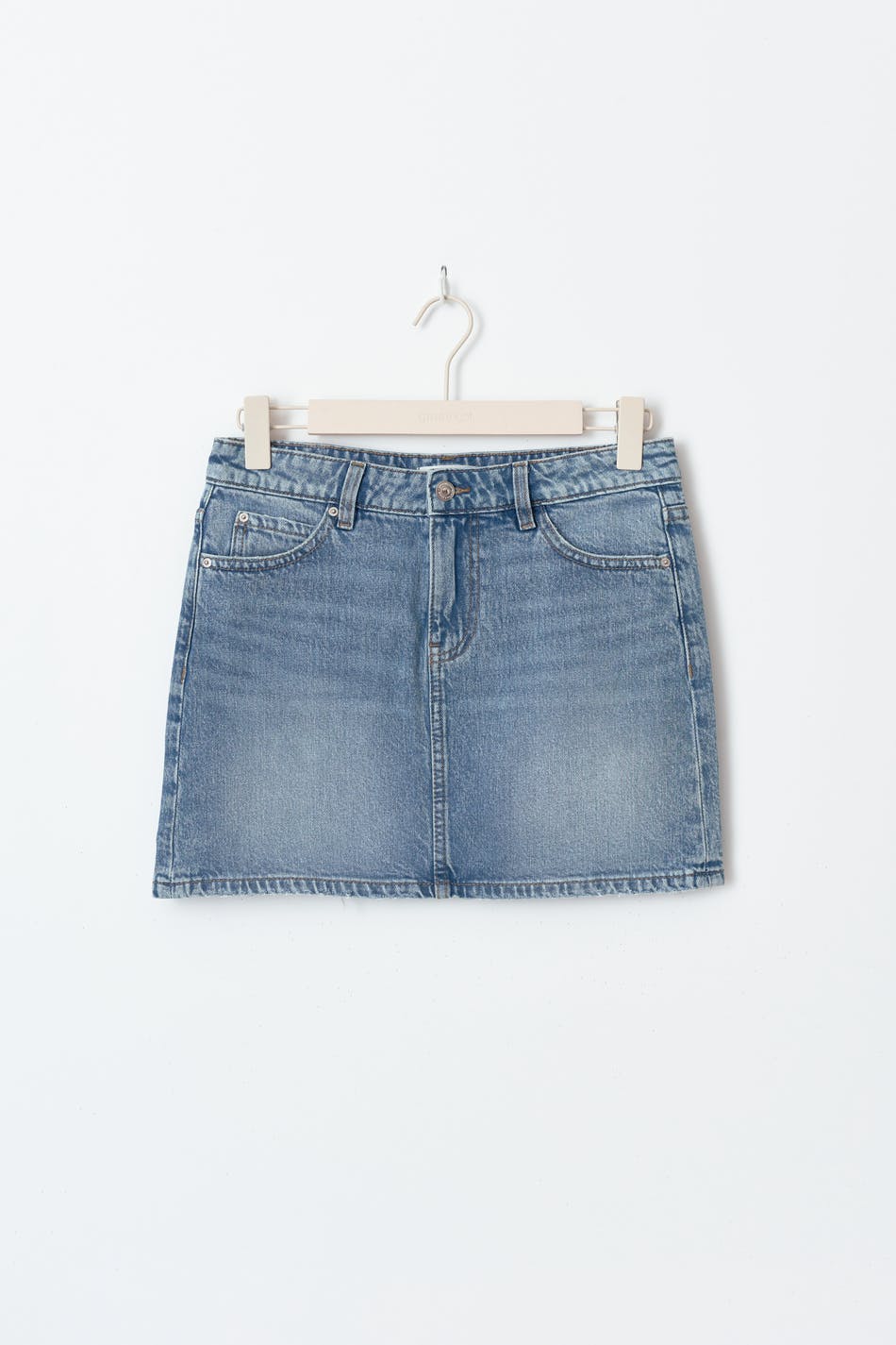 Y2k short denim skirt