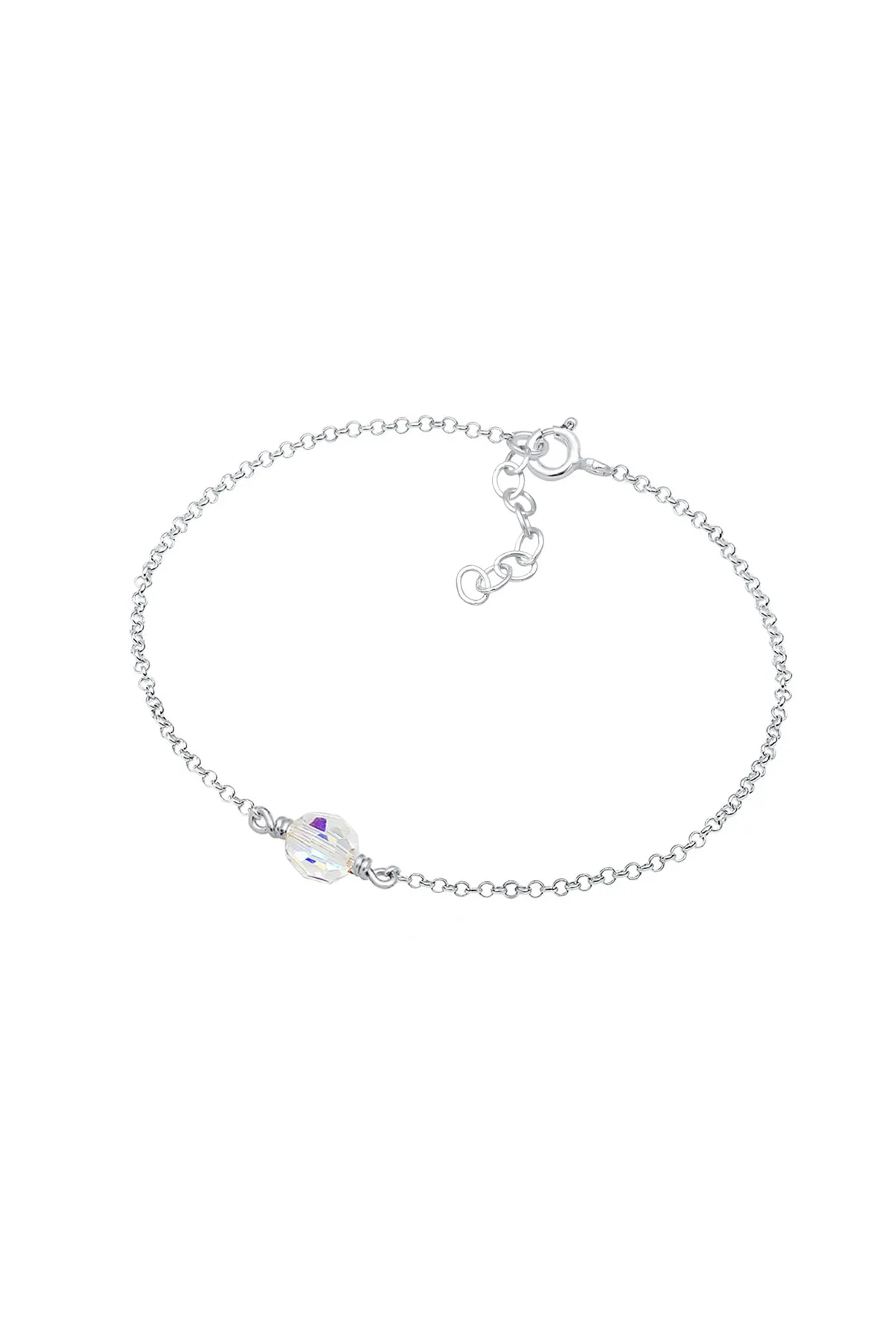 ELLI  Armband Kinder Kugel Bead Kristalle 925 Silber