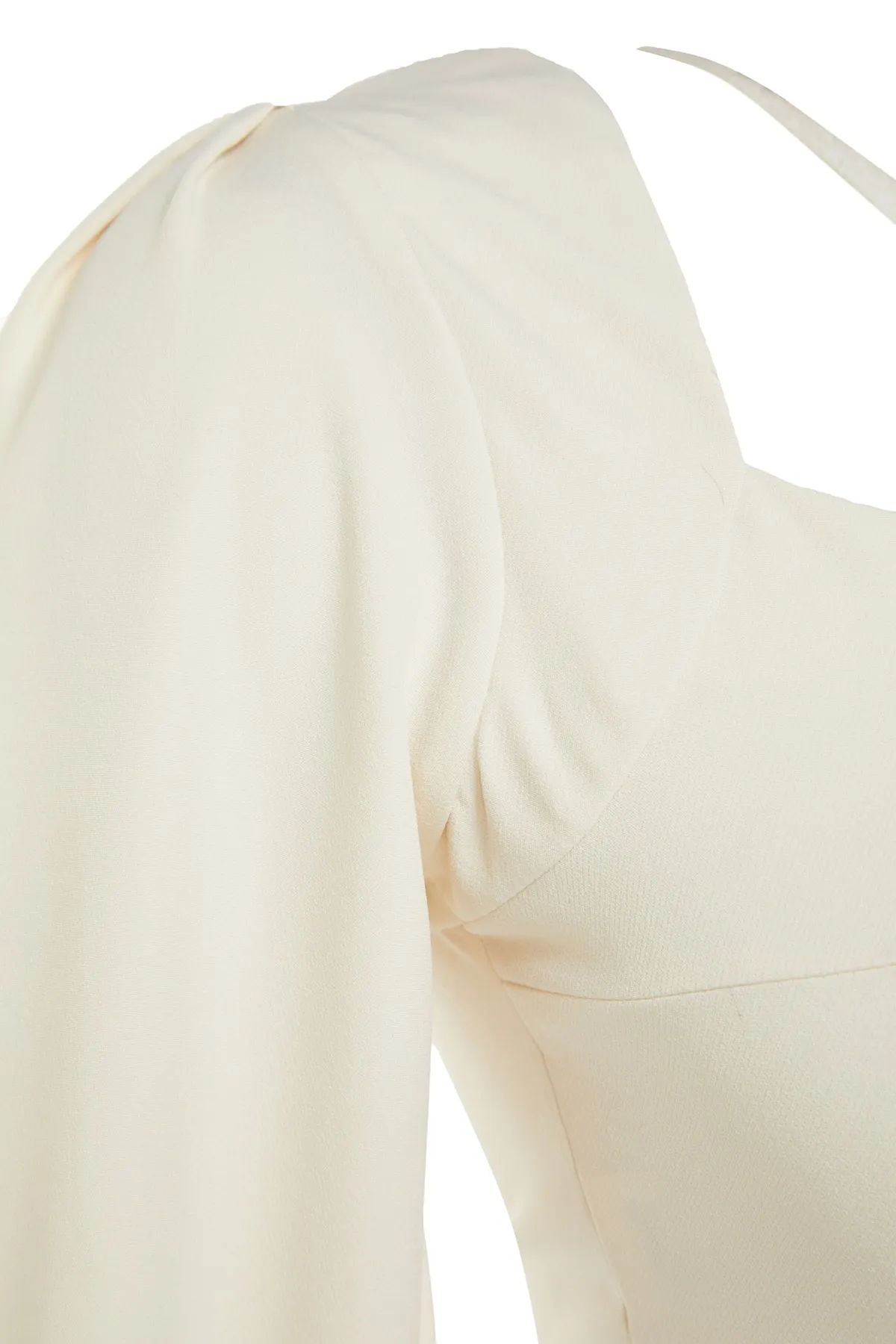 Trendyol Collection  Beige Crop-Bluse TWOSS21BZ0236