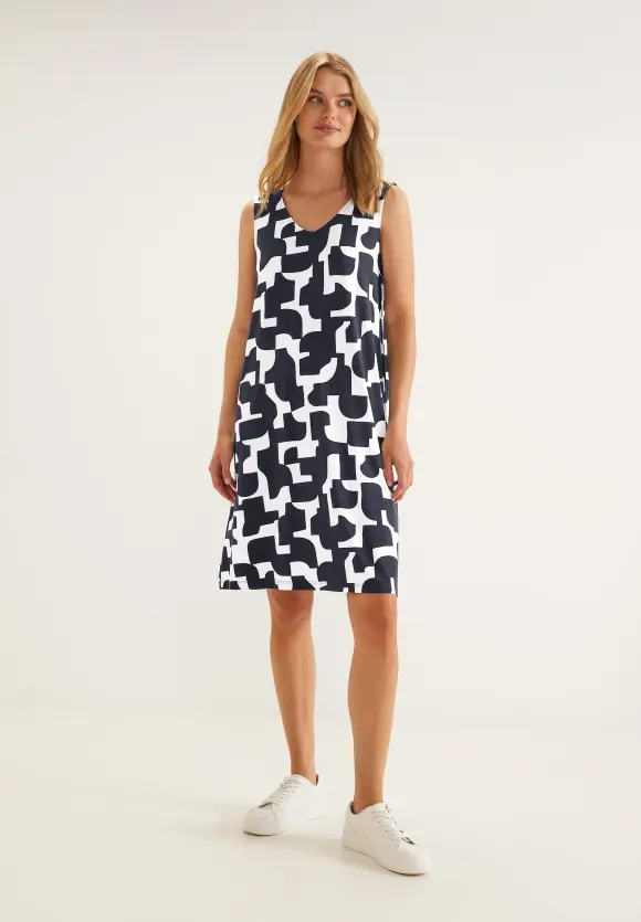 Street One Ärmelloses Kleid mit Print