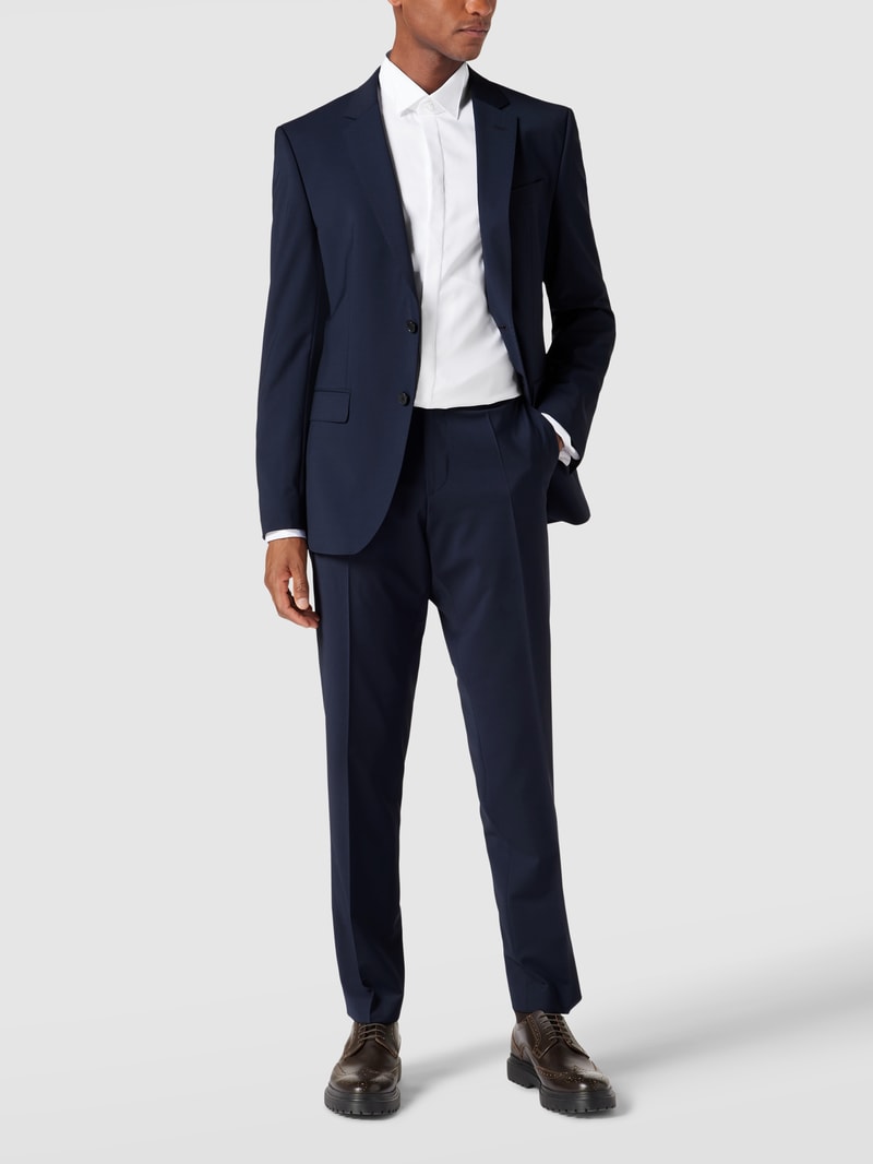 Slim Fit Anzughose Modell 'Genius' in marineblau