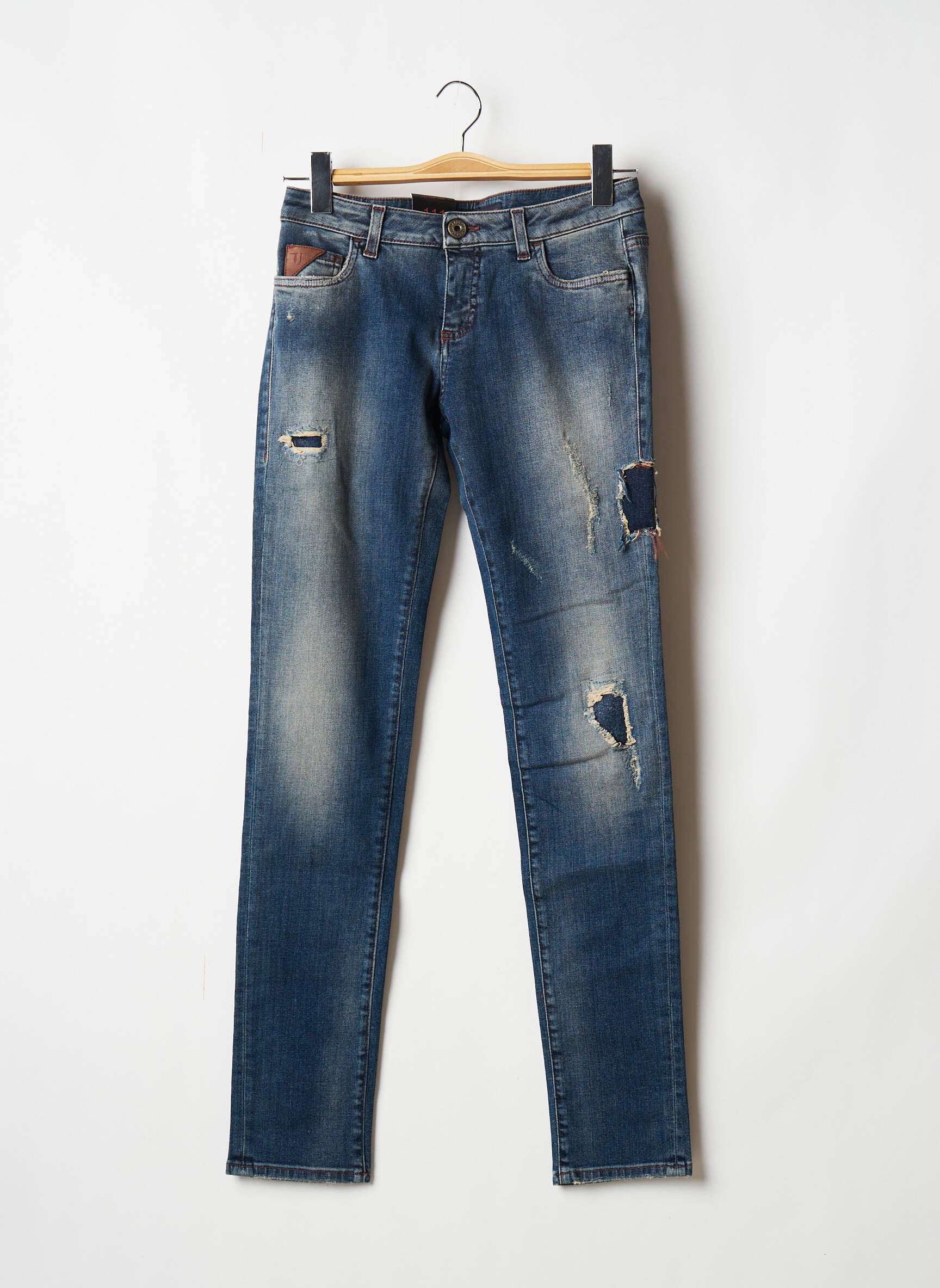 Trussardi Jeans Jeans Coupe Slim Femme couleur bleu