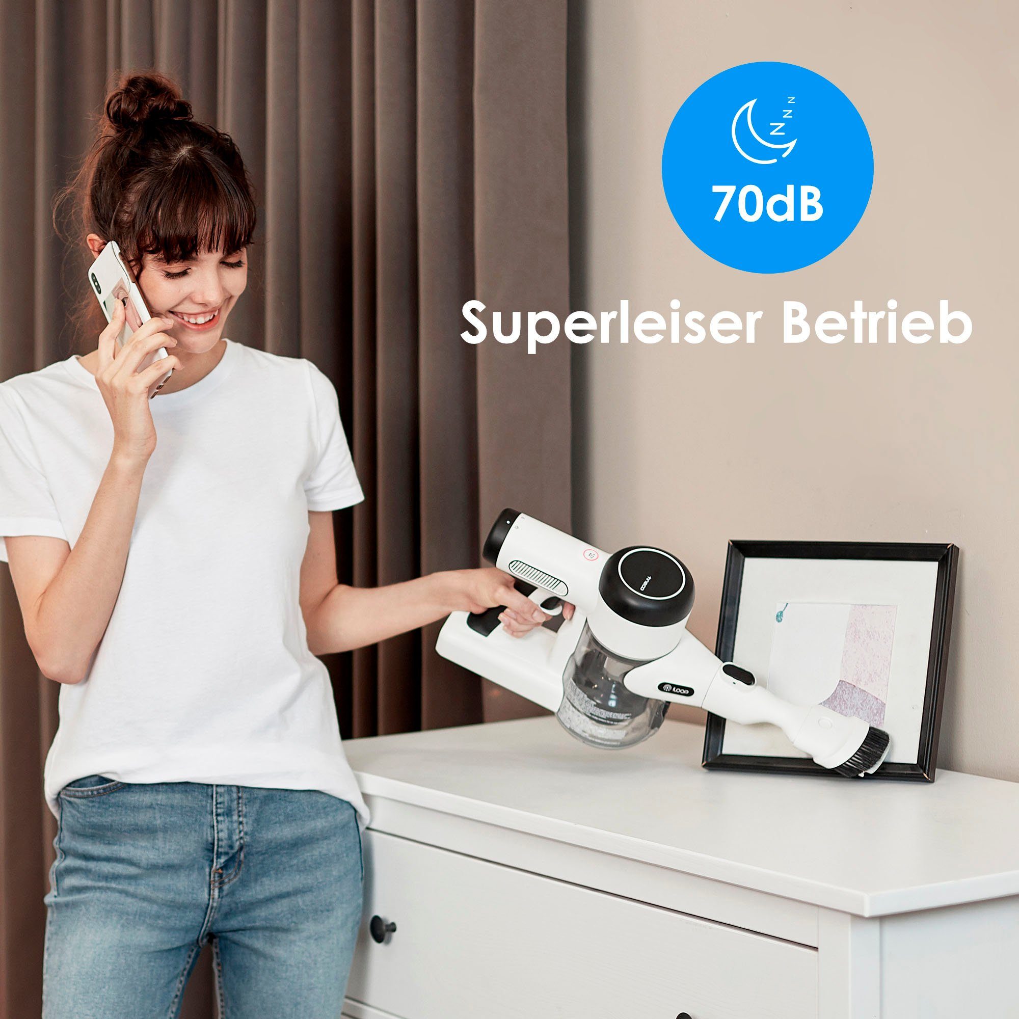 Tineco Akku-Stielstaubsauger Pure One X Essentials, 260 W, beutellos