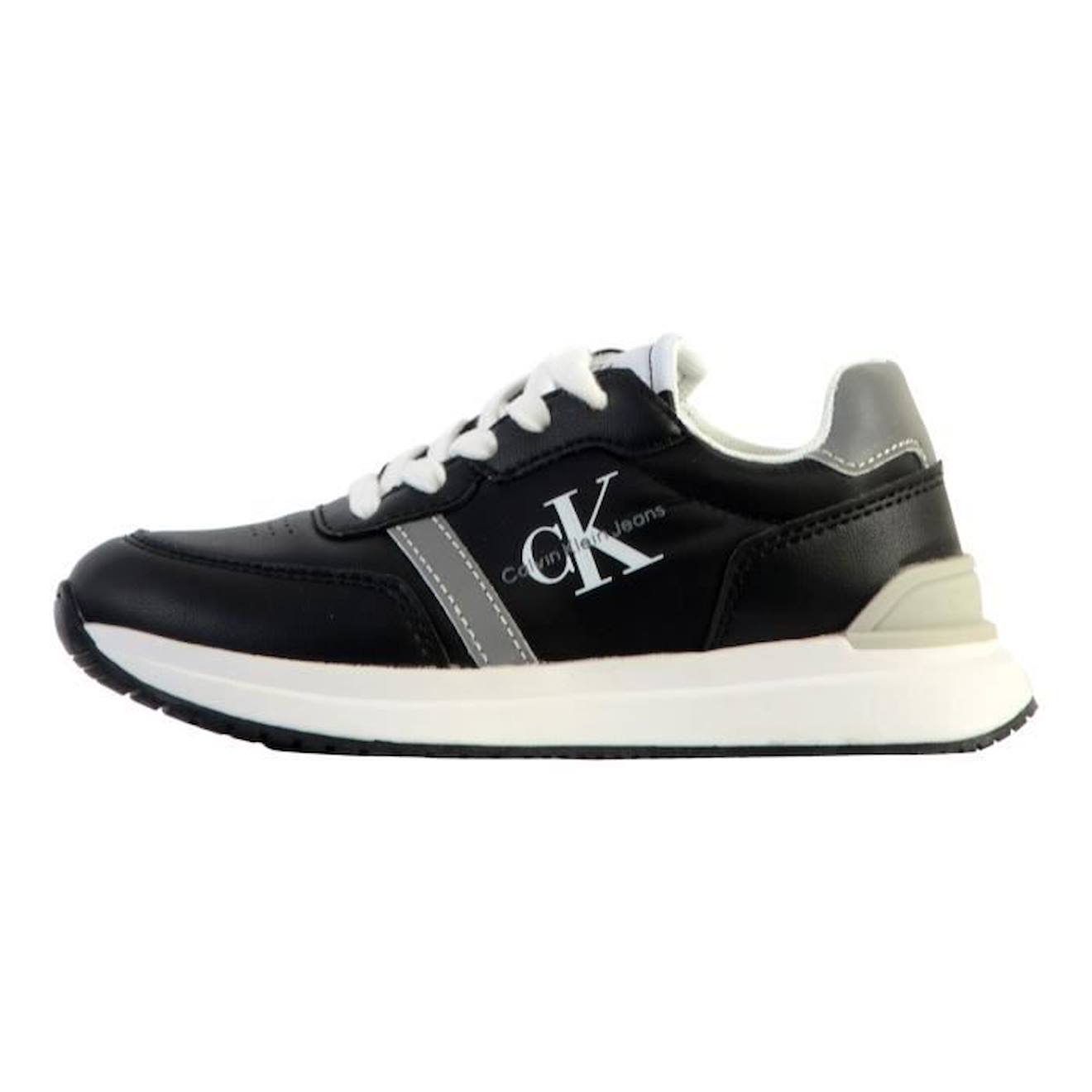 Basket à Lacets Enfant Calvin Klein Jeans Low Cut Lace-Up noir