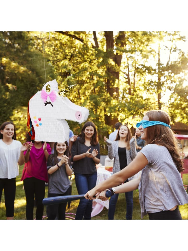 relaxdays Pinata Einhorn in Weiß günstig kaufen onesize