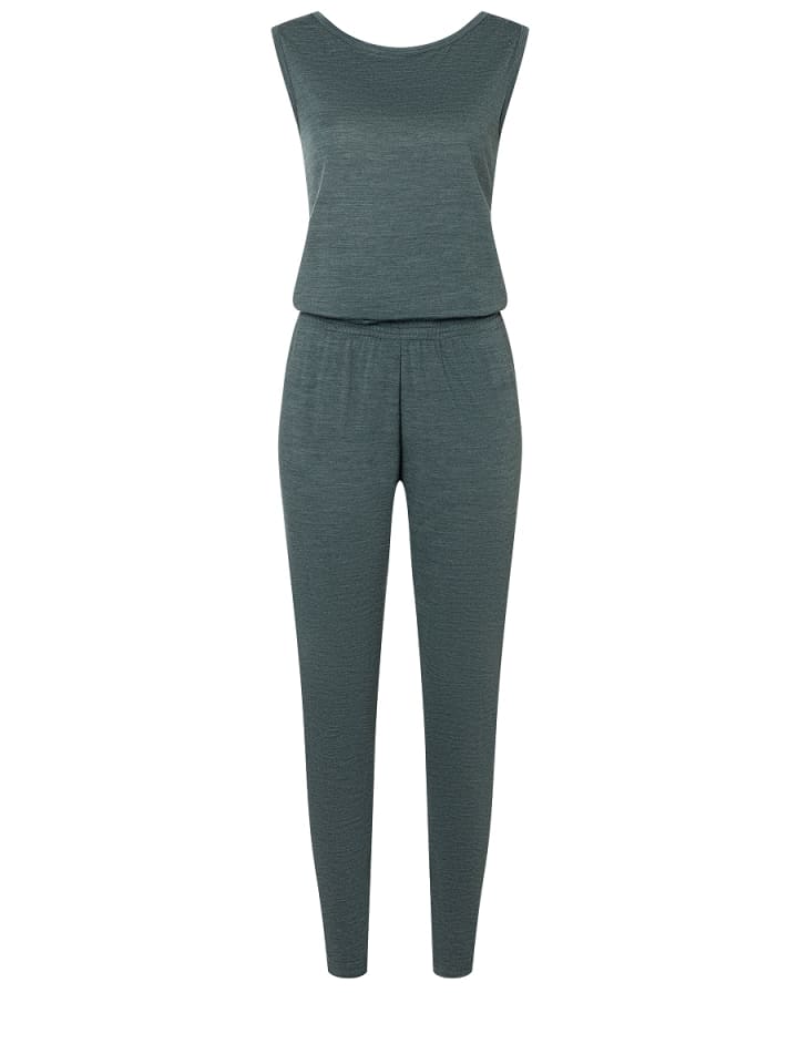 super.natural Merino Einteiler W FEEL GOOD JUMPER in graugrün günstig kaufen