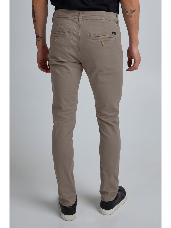 BLEND Chinohose BHNATAN pants - 20703472  Chinohose Slim Fit mit Gürtelschlaufen in Grau günstig kaufen