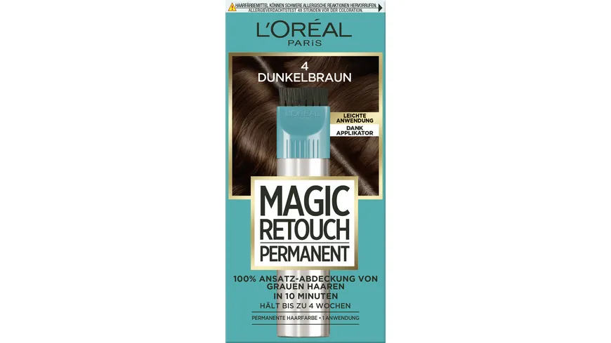 L'Oréal MAGIC RETOUCH Permanent Ansatz-Abdeckung 4 - dunkelbraun