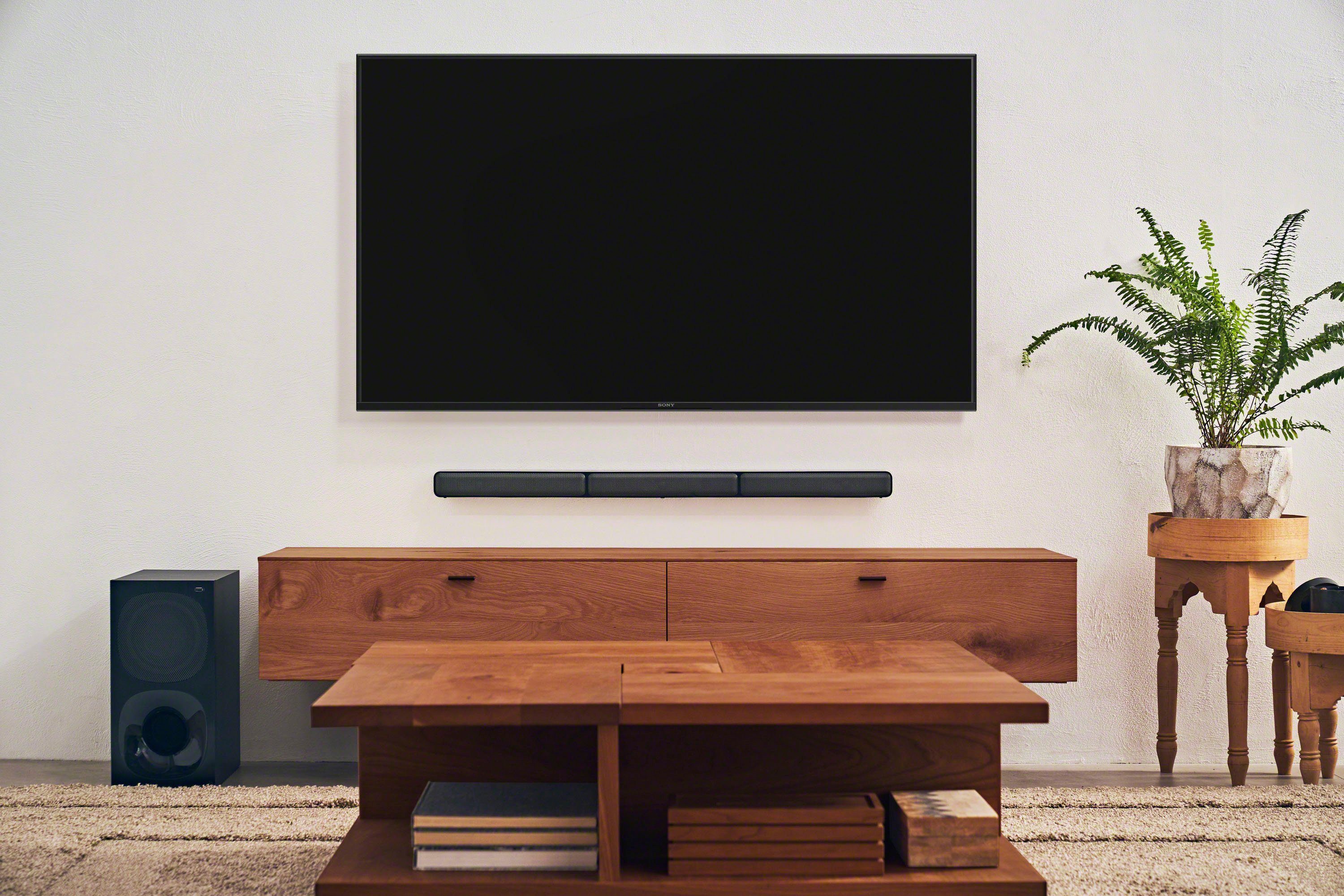 Sony HT-S40R Kanal- 5.1 Soundbar (Bluetooth, 600 W, inkl. kabelgebundenem Subwoofer, kabellosen Rear-Lautsprechern)