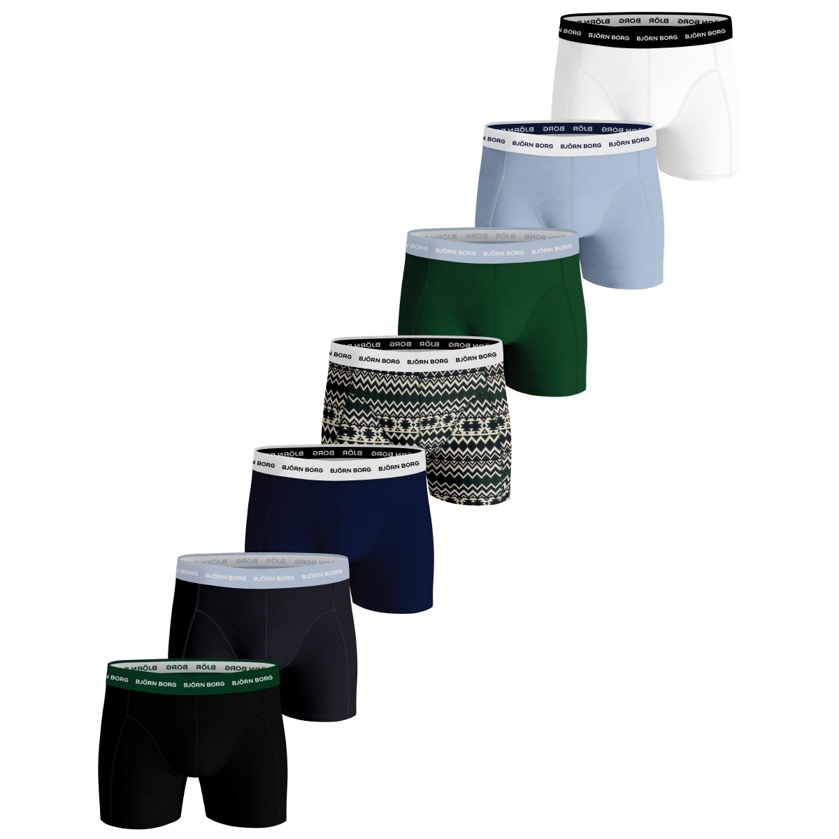 Björn Borg Essential Boxer 7er Pack Boxershorts multicolor