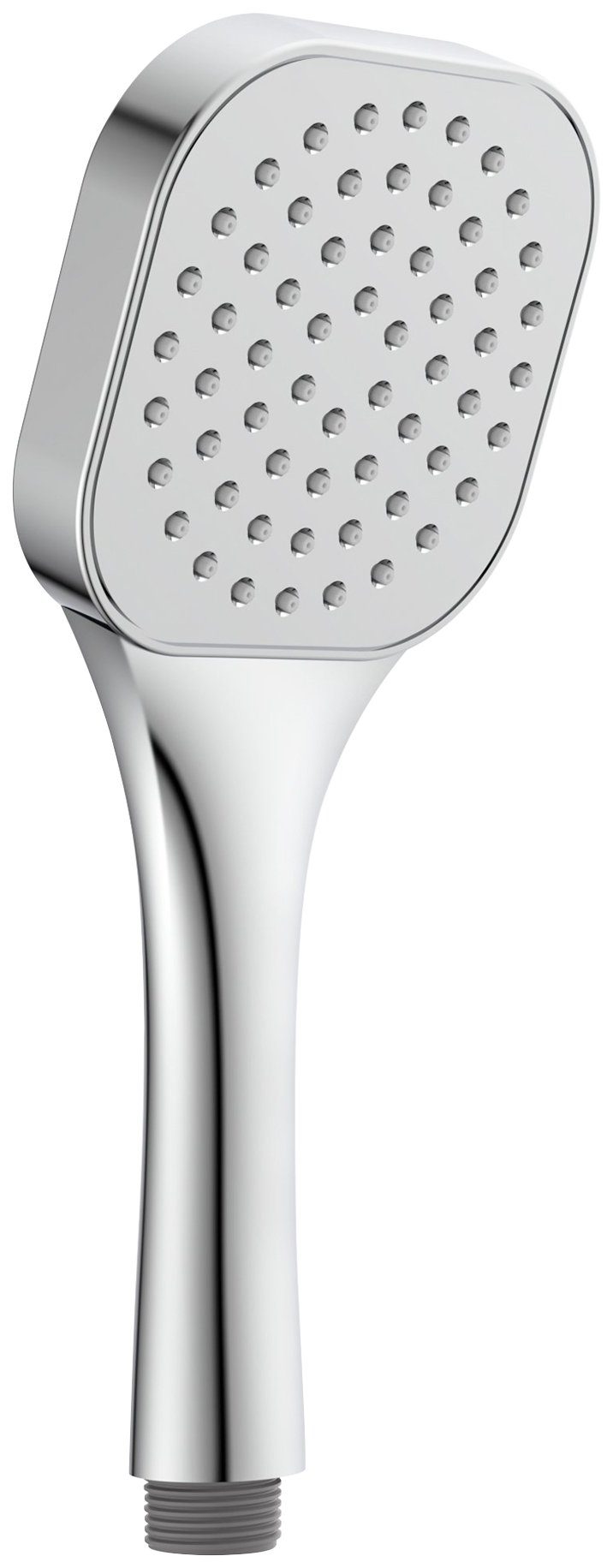 welltime Duschsystem Turin, Höhe 115 cm, Überkopfbrauseset eckig mit Thermostat,30cm Kopfbrause mit Regendusche