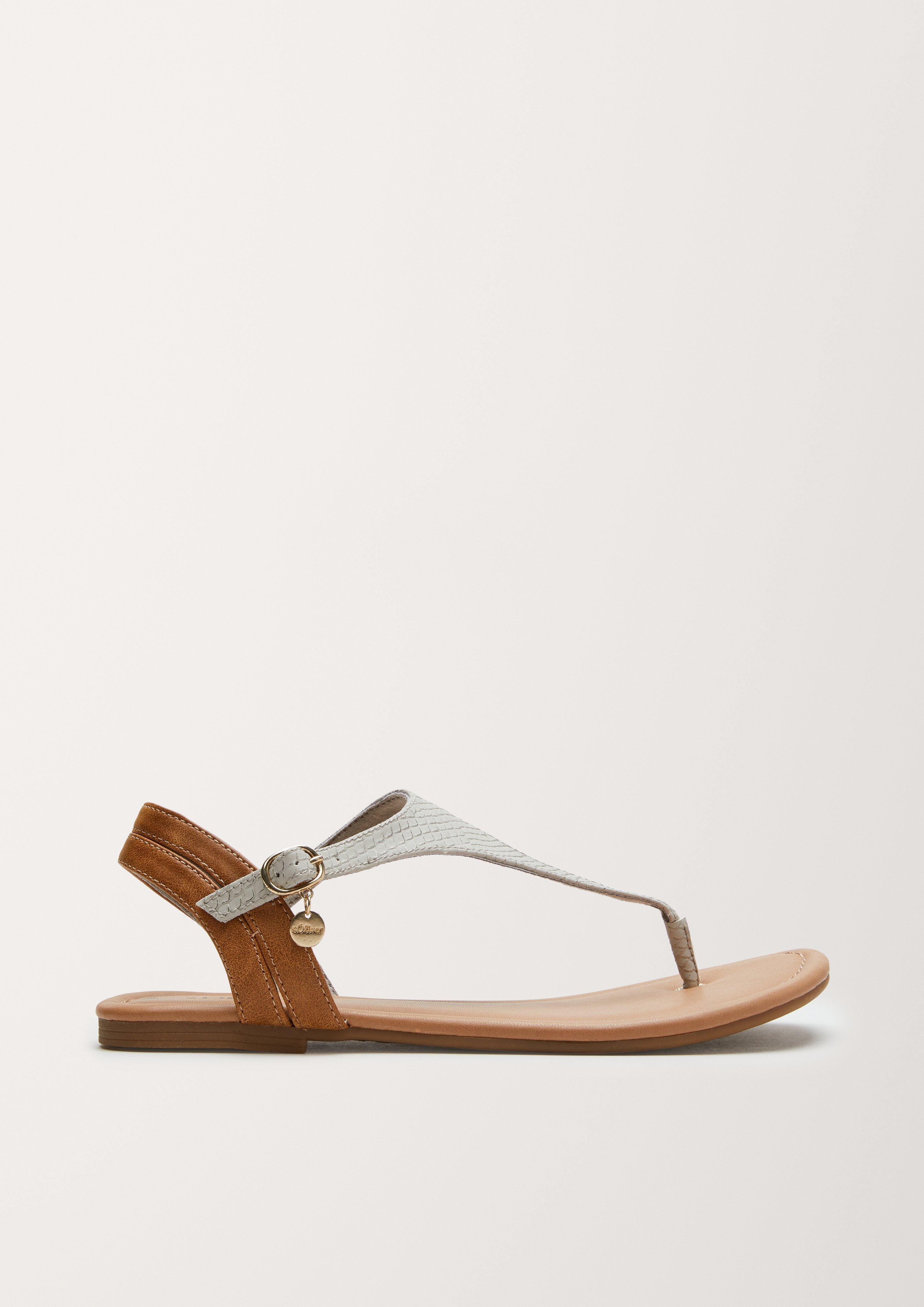 Sandalen in Leder-Optik  6005371-374