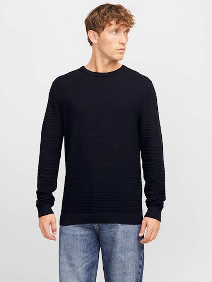 Jack & Jones Pullover in Dunkelblau günstig kaufen
