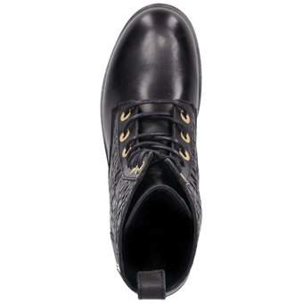 Tommy Hilfiger TH Monogram Biker Boot in schwarz