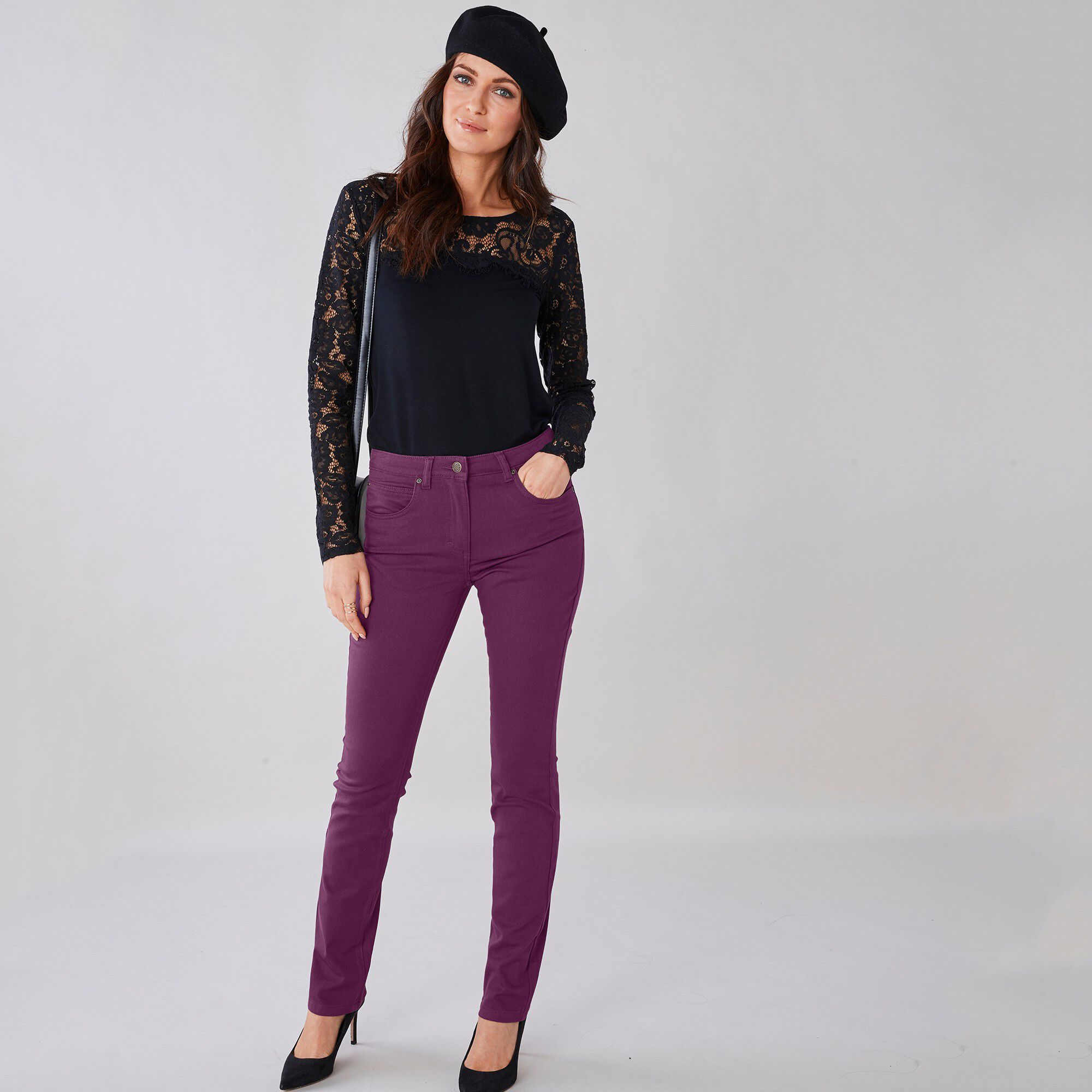 Pantalon sculptant coupe 5 poches