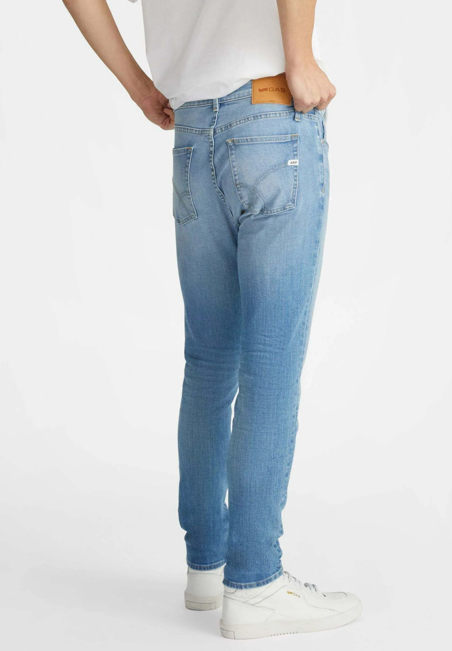 GAS SAX ZIP REV - Vaqueros ajustados