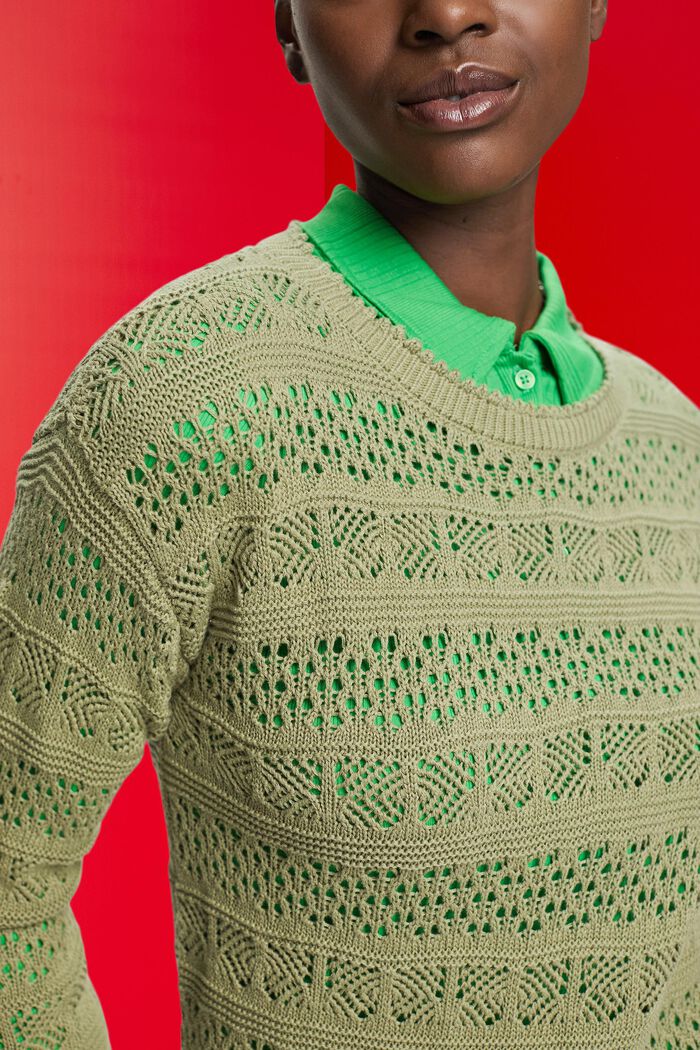 Strukturierter Pullover aus nachhaltiger Baumwolle