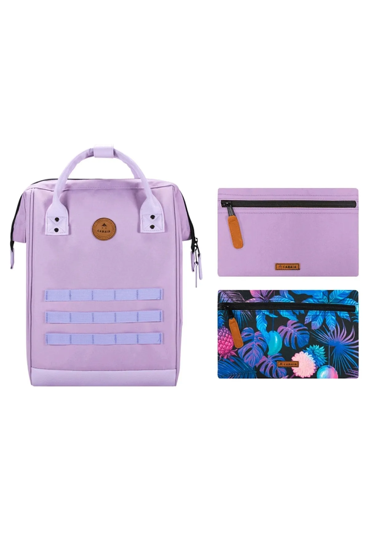 Cabaia  Rucksack - Lila - Unifarben