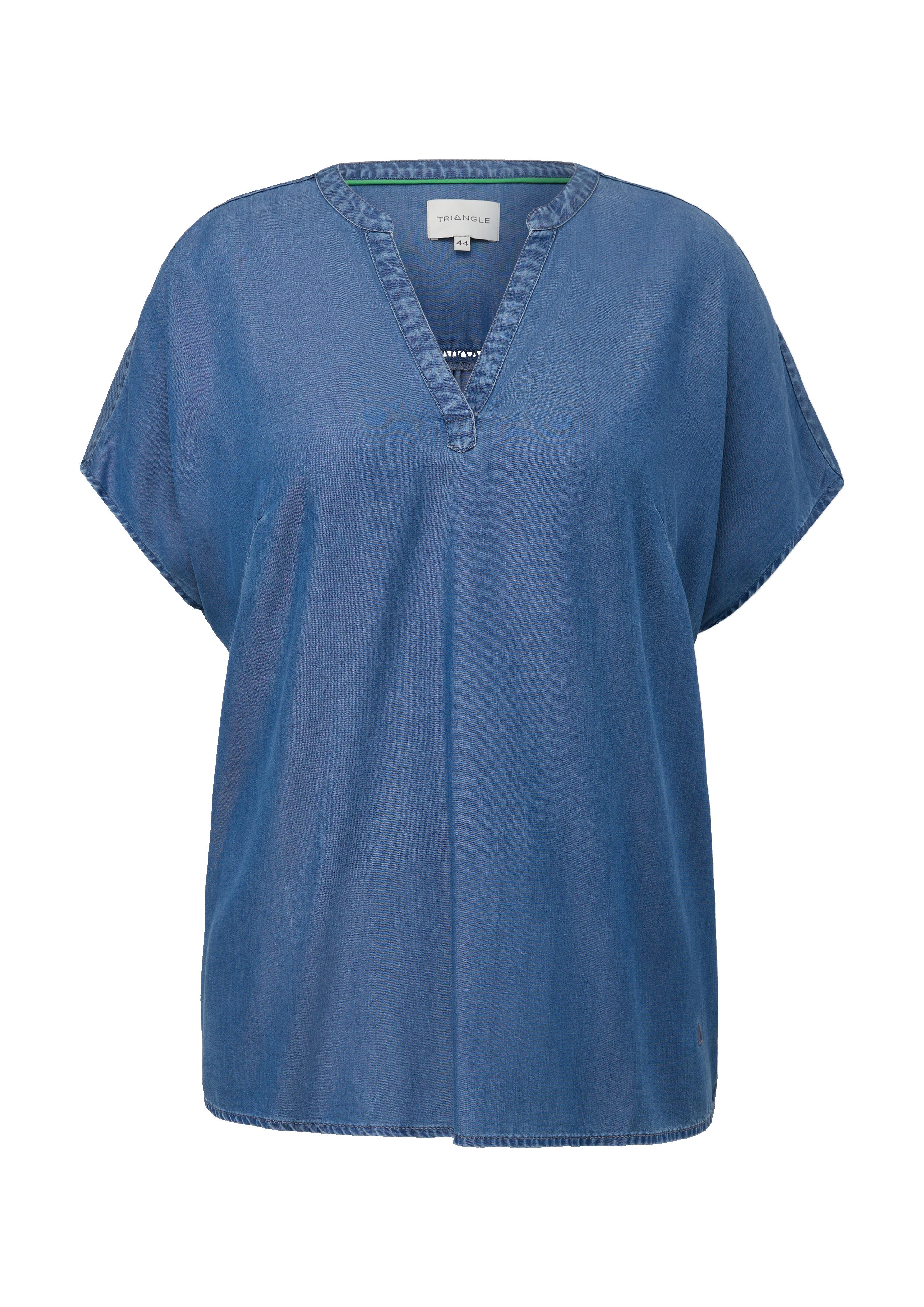 Denim Bluse mit Rücken-Detail  2128820-57L1