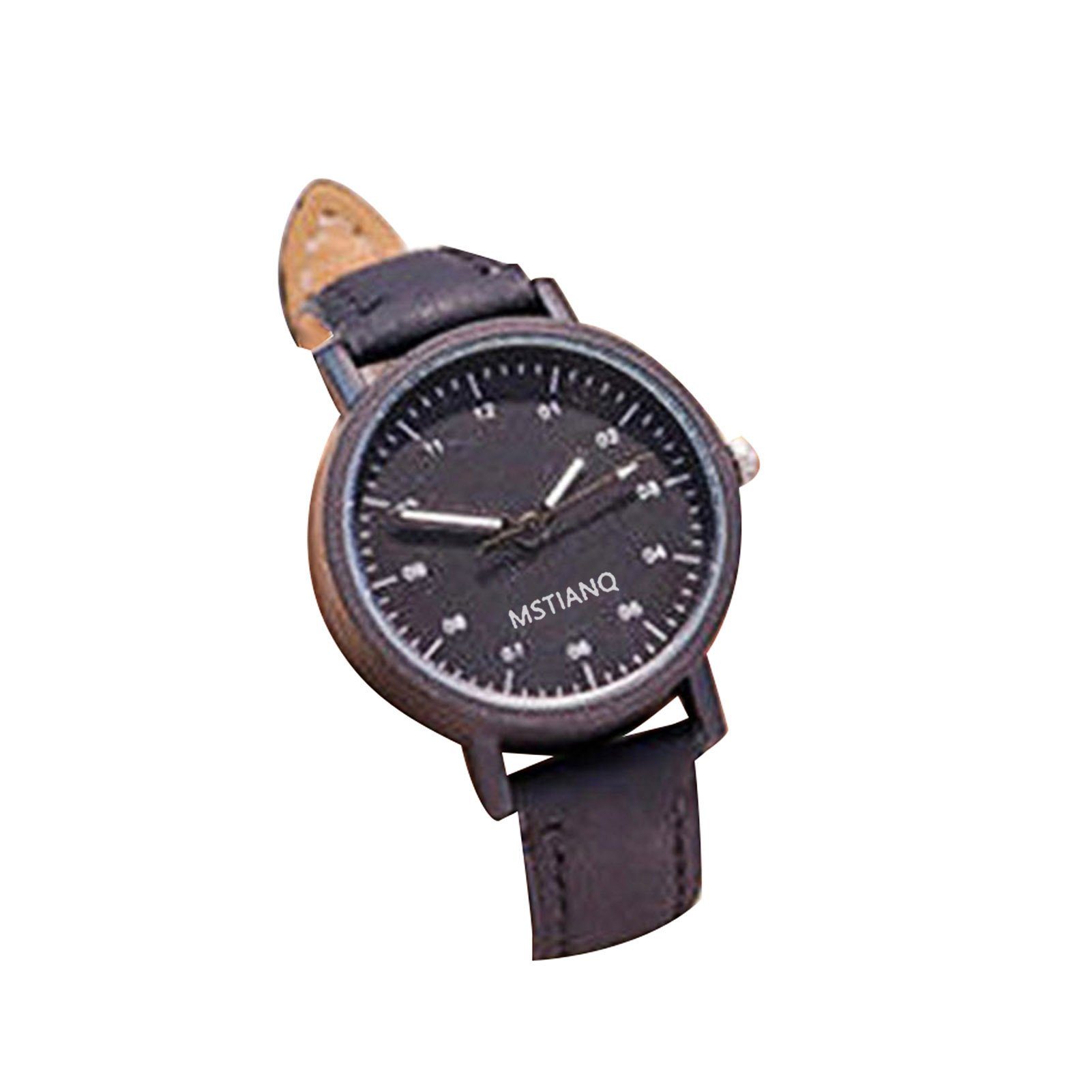 farfi Quarzuhr Damen-Quarzuhr mit rundem Zifferblatt und Quarzwerk, ideal auch als Geschenk