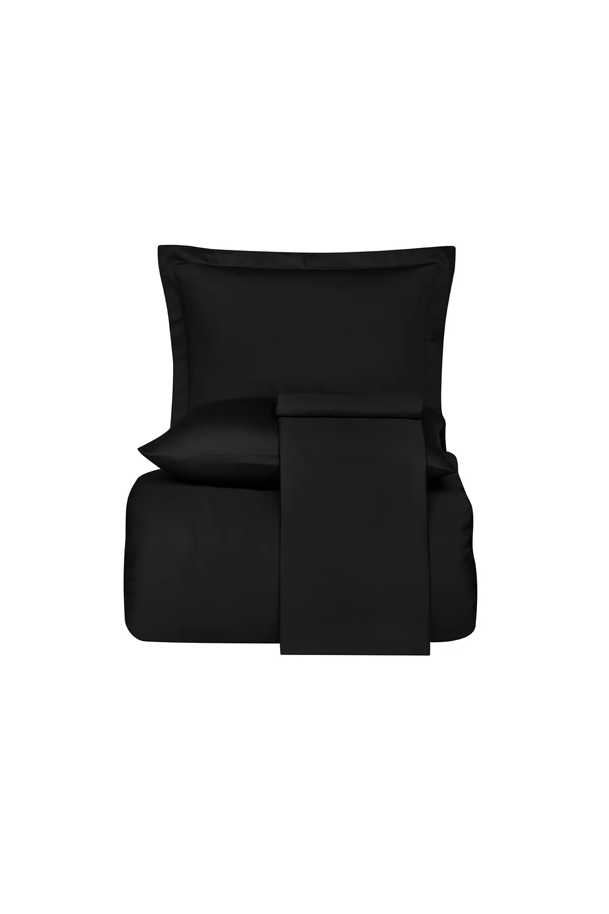 Karna Home  Klassisches Doppel-Bettbezug-Set aus Baumwollsatin