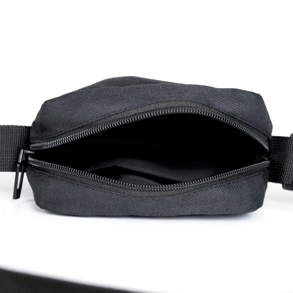 Schultertasche, schwarz
