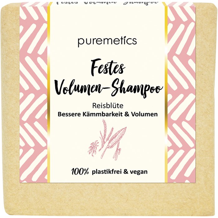 Festes Volumen-Shampoo Reisblüte