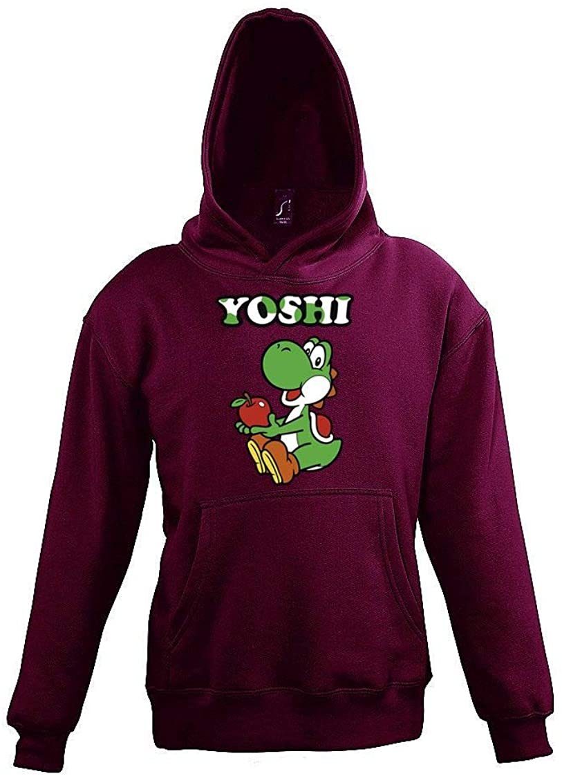 Youth Designz Kapuzenpullover Kinder Kapuzenpullover Hoodie Pullover Yoshi für Jungen & Mädchen mit modischem Print