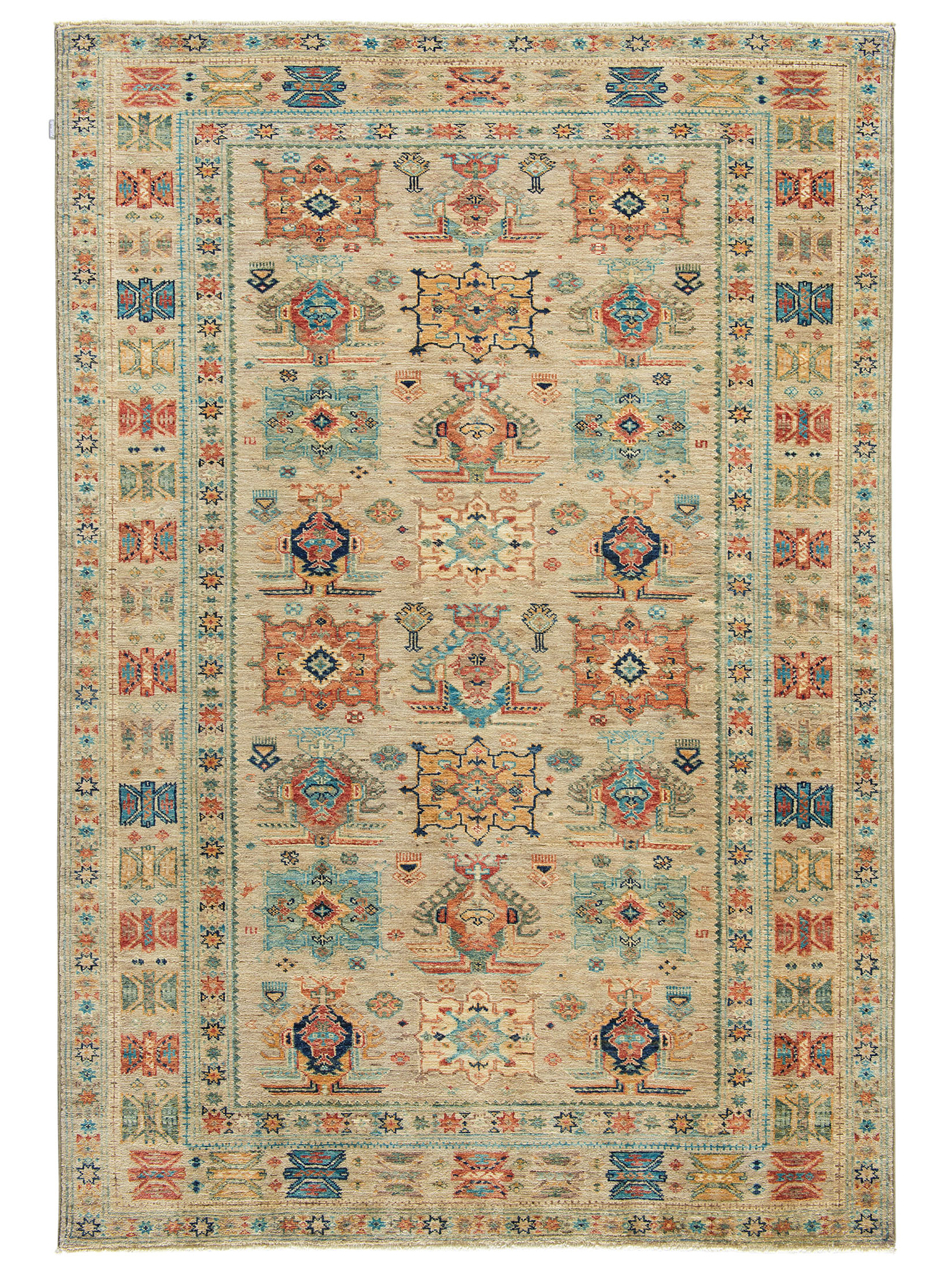 Kazak Ghazni ca. 168 x 247 cm, Unikat / Einzelstück