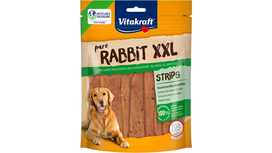 Vitakraft Hundesnack RABBIT Kaninchenfleischstreifen 250 g